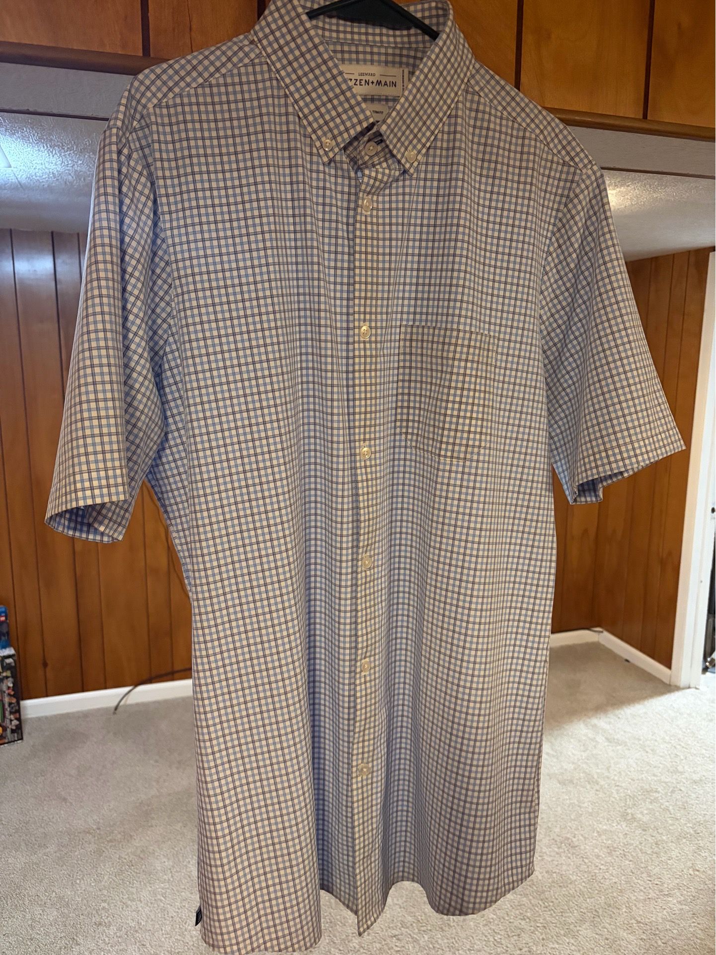 Mizzen+Main Leeward Dress Shirt - XL Tall (Trim Fit) - Like New