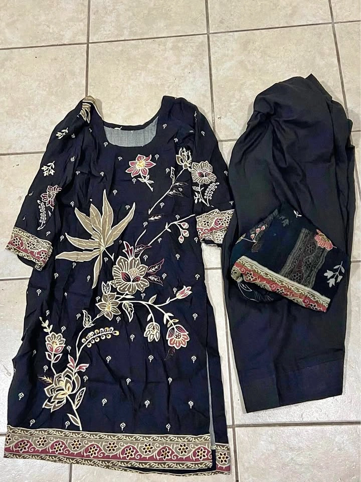 Short kameez with farshi salwar