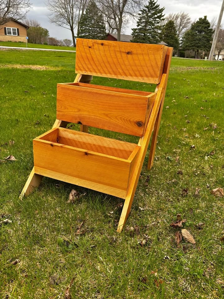 3 Tiered Cedar Planter