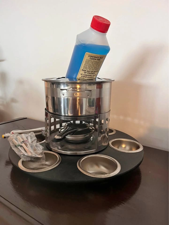 Fondue Set with Lazy Susan