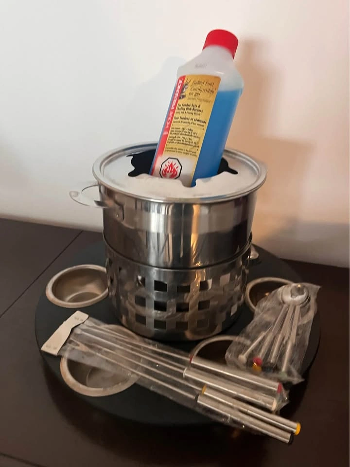 Fondue Set with Lazy Susan - photo 2