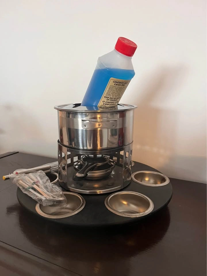 Fondue Set with Lazy Susan - photo 3