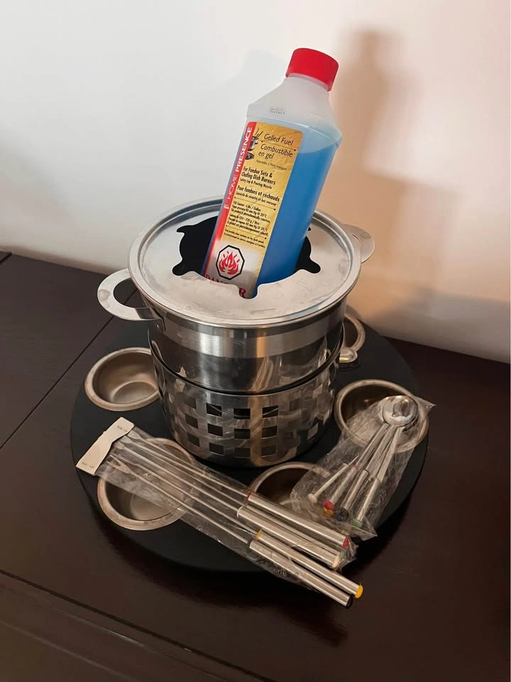 Fondue Set with Lazy Susan - photo 4