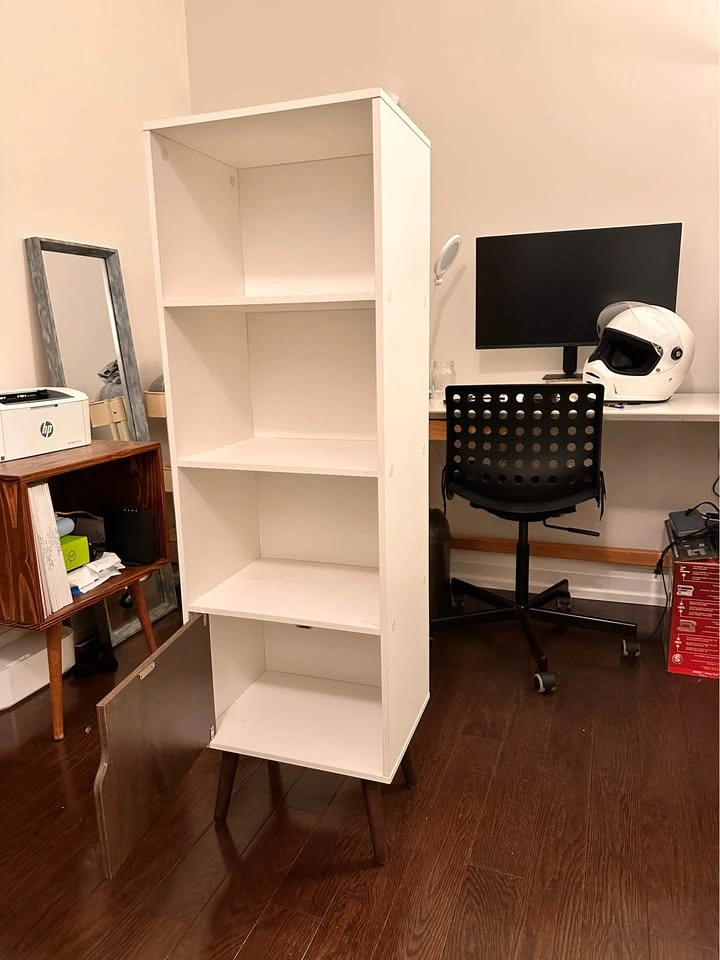 Mid Century Storage Bookshelf - photo 3