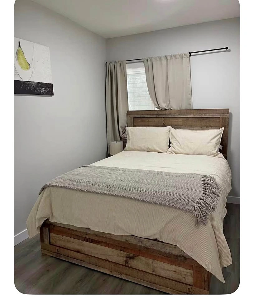 Queen Bed Frame with Box Spring