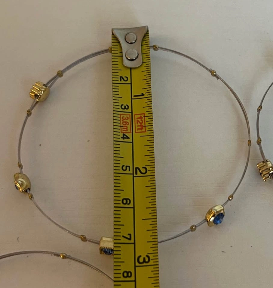 Gold & Blue Gemstone Multi-Strand Bracelet - photo 5