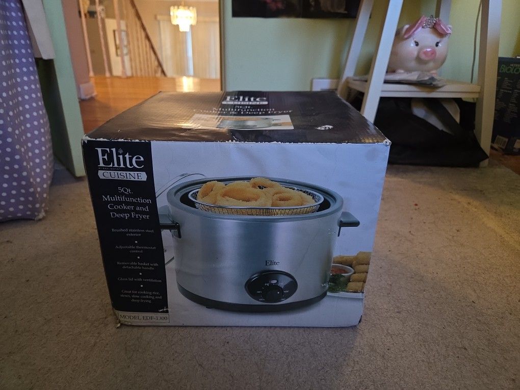 5qt Multifunction Cooker And Deep Fryer