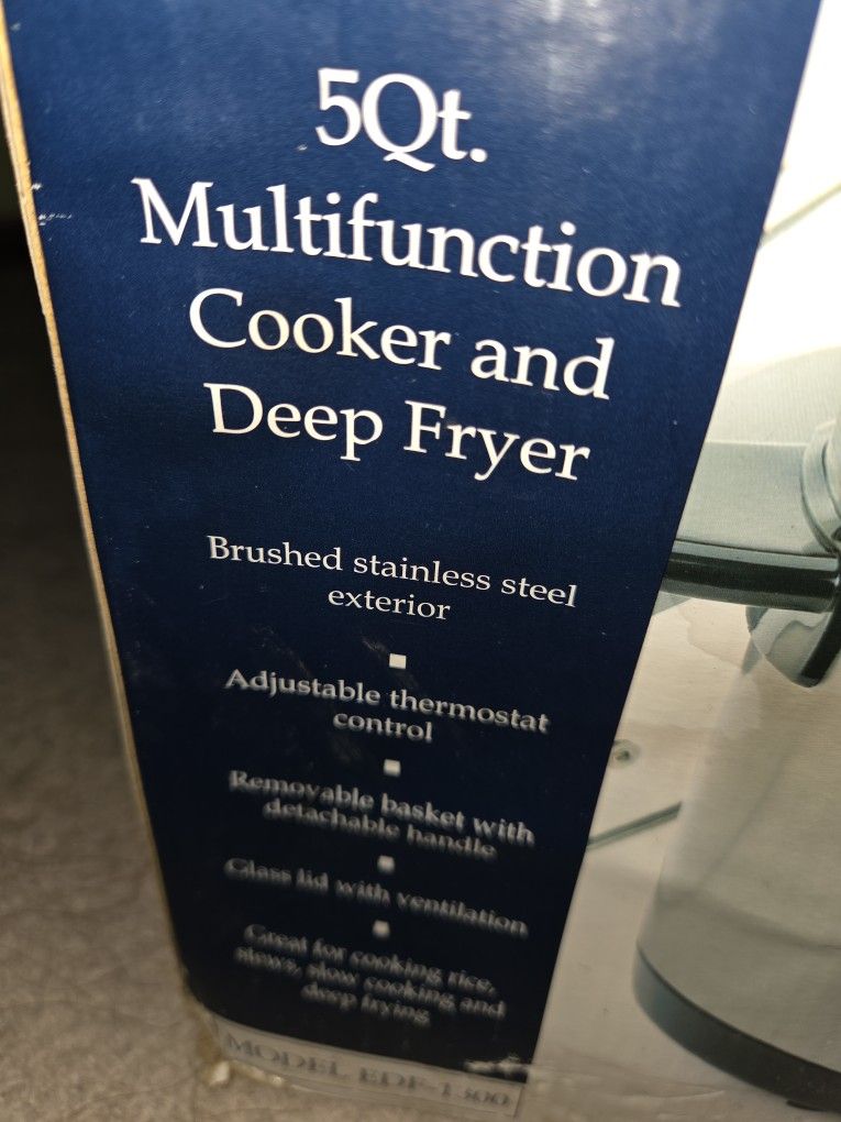 5qt Multifunction Cooker And Deep Fryer - photo 3