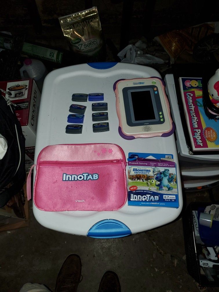 Innotab With 9 Games And Case