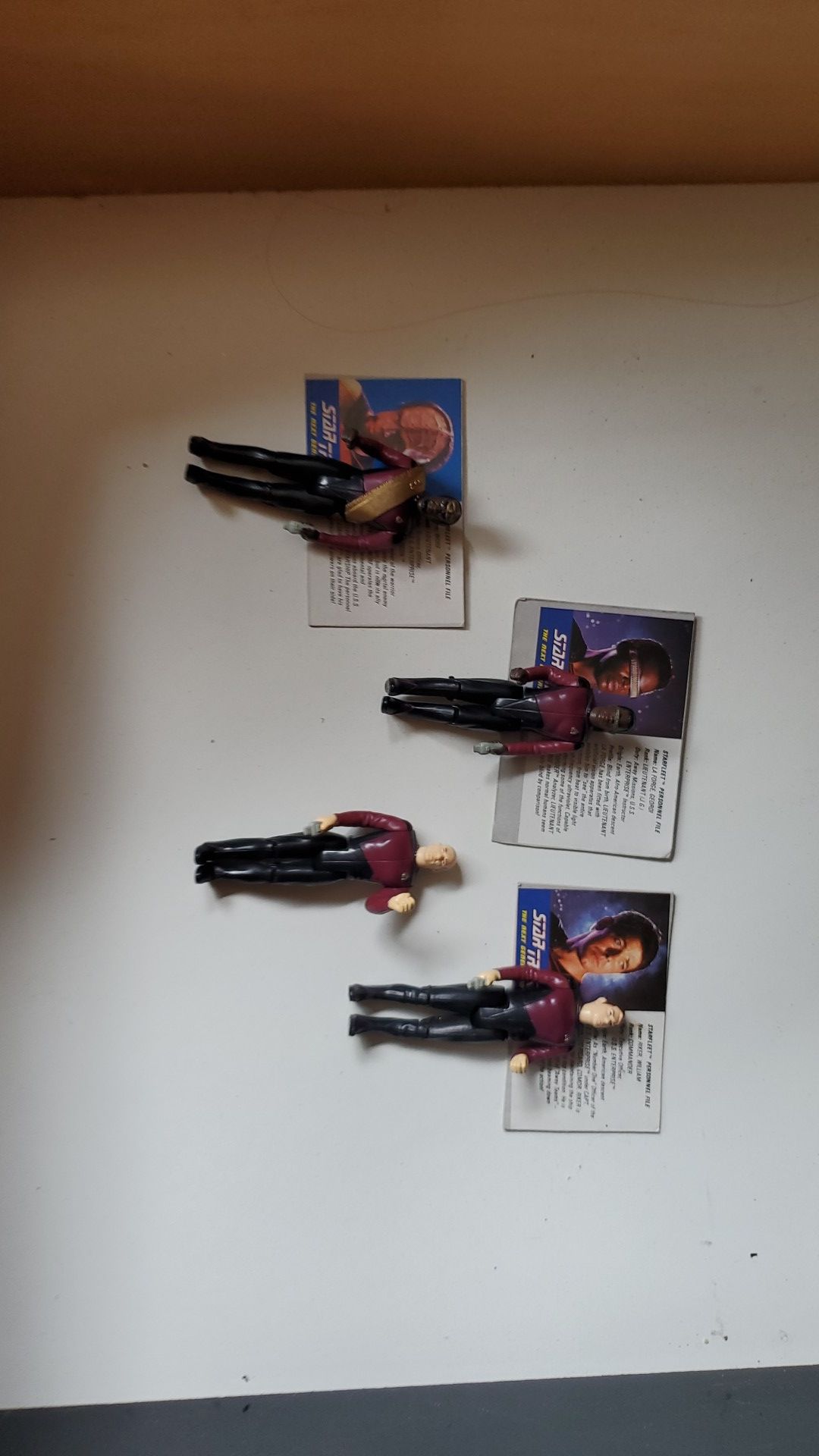 Star Trek Next Generation 1988 Action Figures