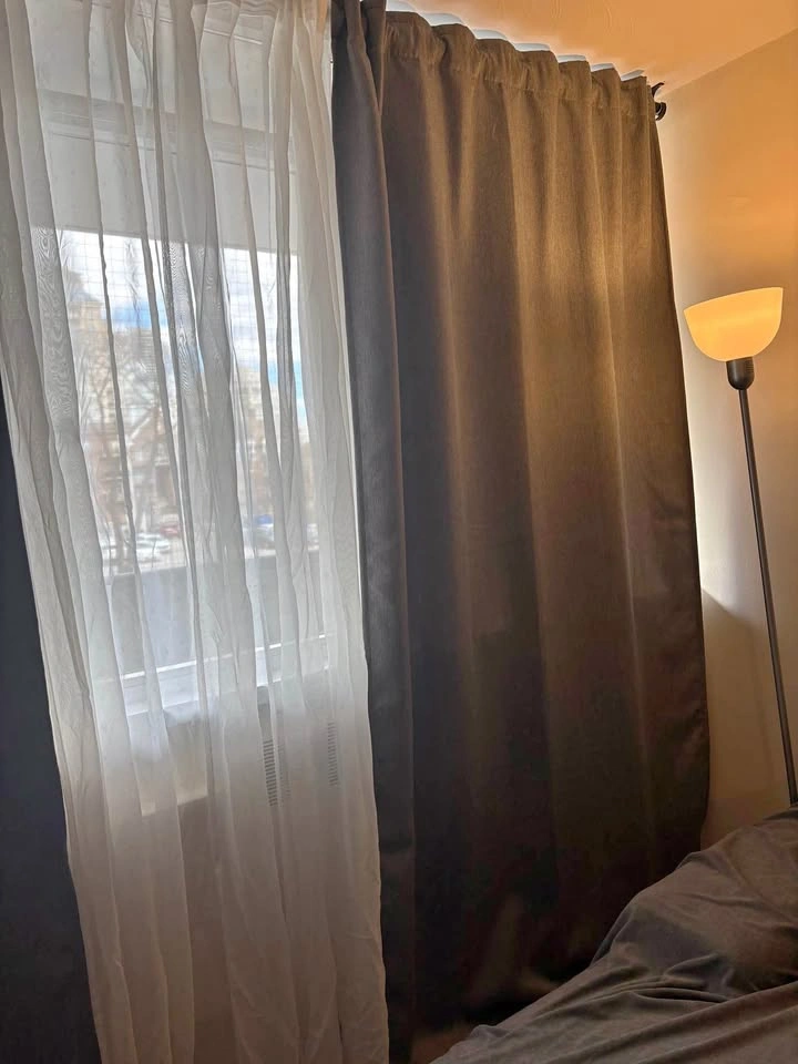 Ikea Blackout and sheer curtains