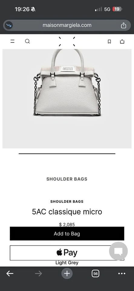 Maison Margiela Shoulder Bag 5AC Classique Micro