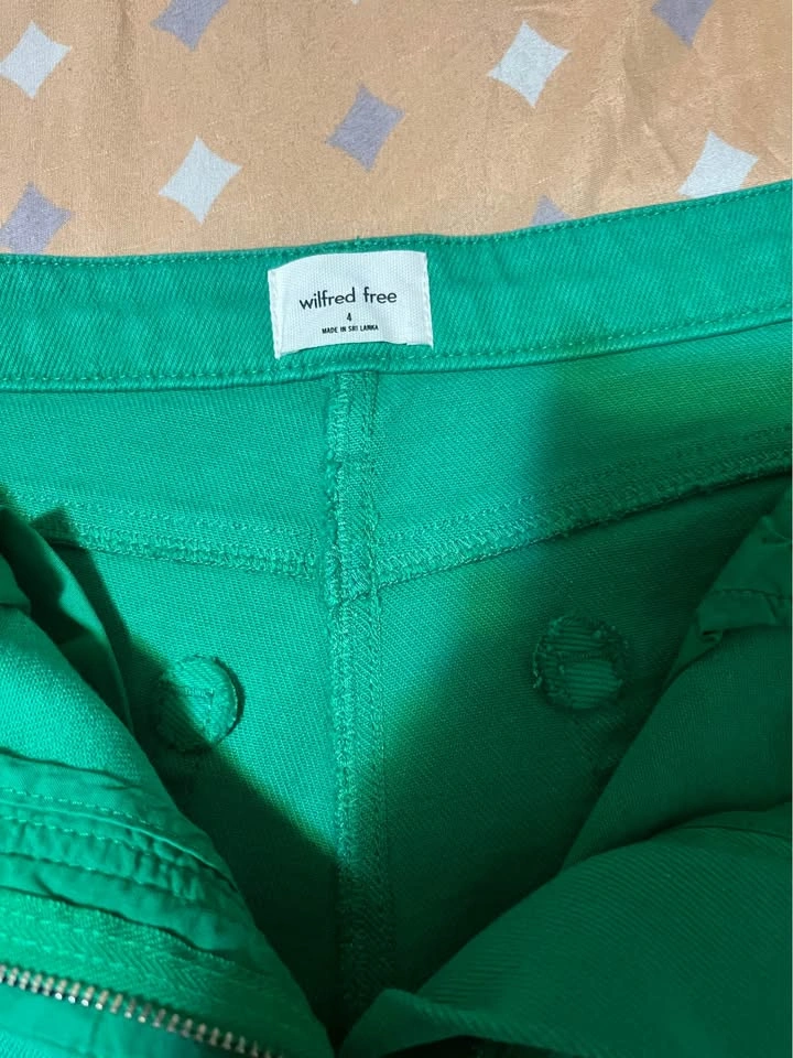 Wilfred Free Green Pants – Size 4 – Like New - photo 3