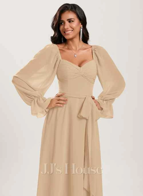 JJ's House Champagne Bridesmaid Dress (Size 6) - photo 3
