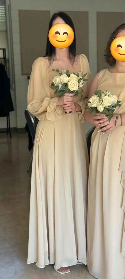 JJ's House Champagne Bridesmaid Dress (Size 6) - photo 4