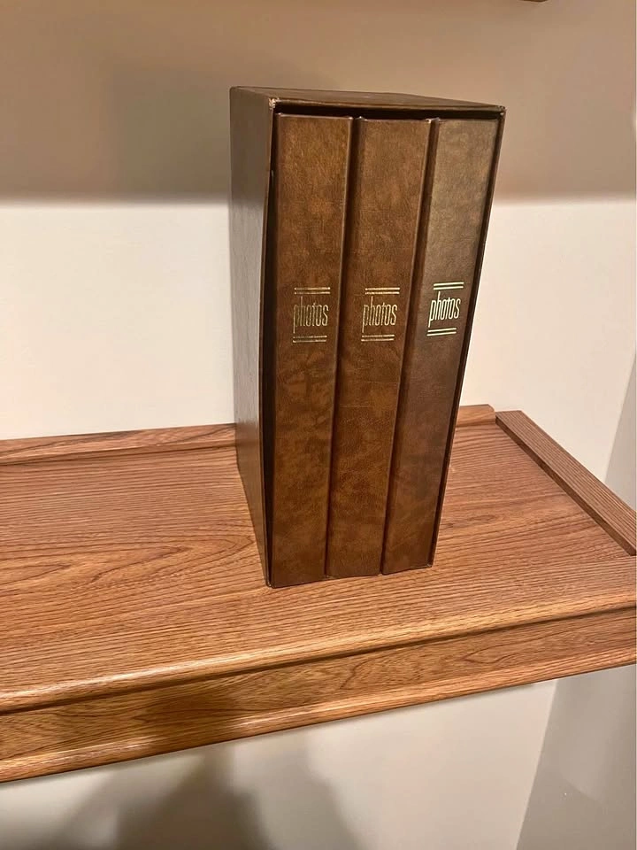 Three Book Photo Album Set