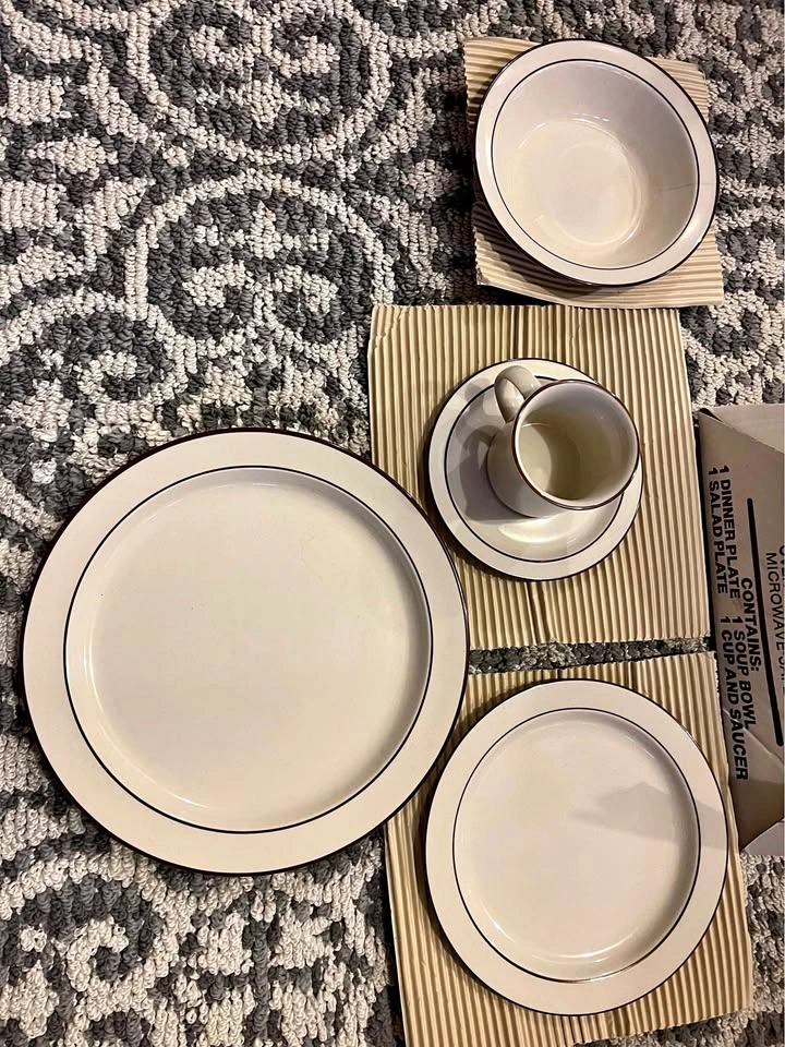 Carta Japan 5 Piece Stoneware Dinner Set