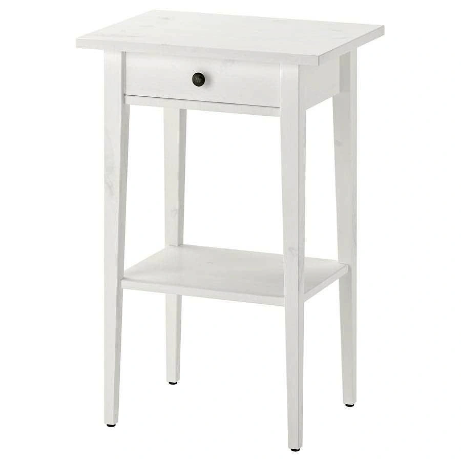 Pair of Ikea HEMNES White Nightstands - photo 3
