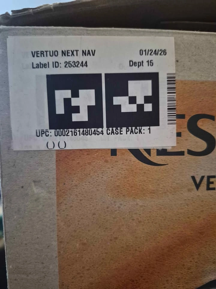 Brand New Nespresso Vertuo Next Coffee Machine Navy Blue + 12 Ca - photo 3
