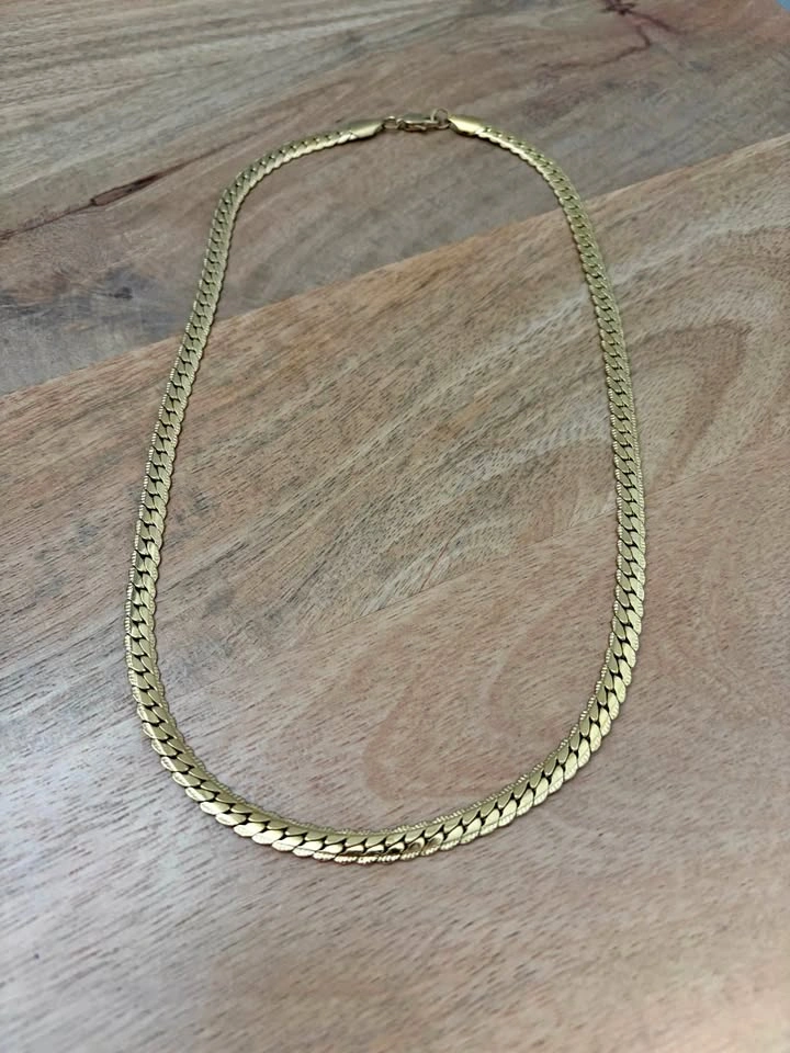 18K Gold Plated Stainless Steel Cuban Link Chain