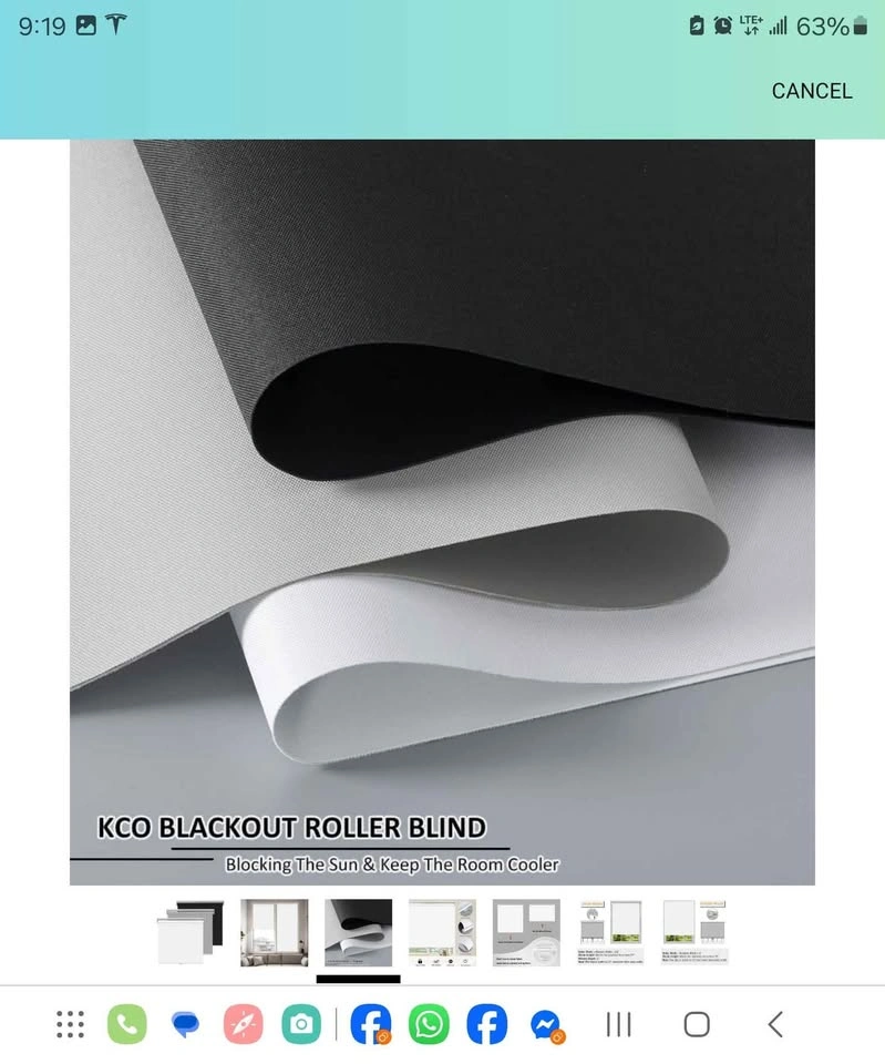 Cordless Roller Blinds - Various Sizes & Colors - photo 3