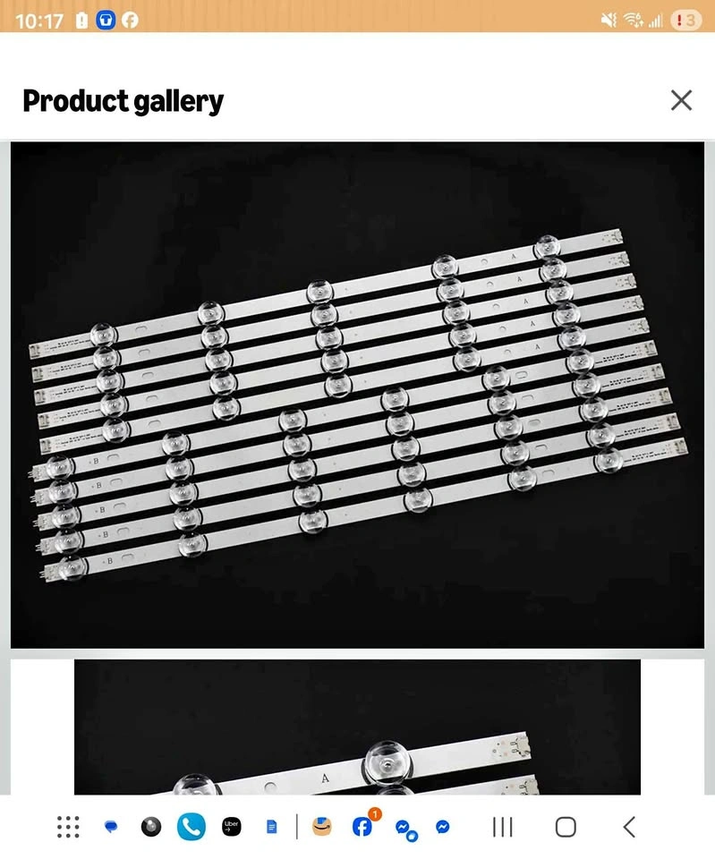 LED Backlight Strips for LG 55" TV (10 pcs)