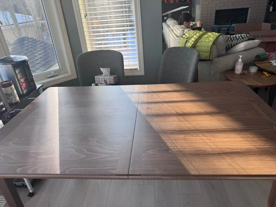 IKEA expandable dining table - like new - photo 2