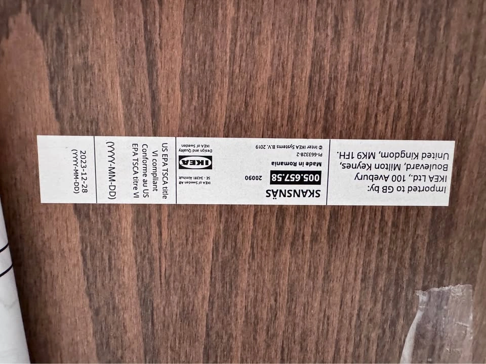 IKEA expandable dining table - like new - photo 4