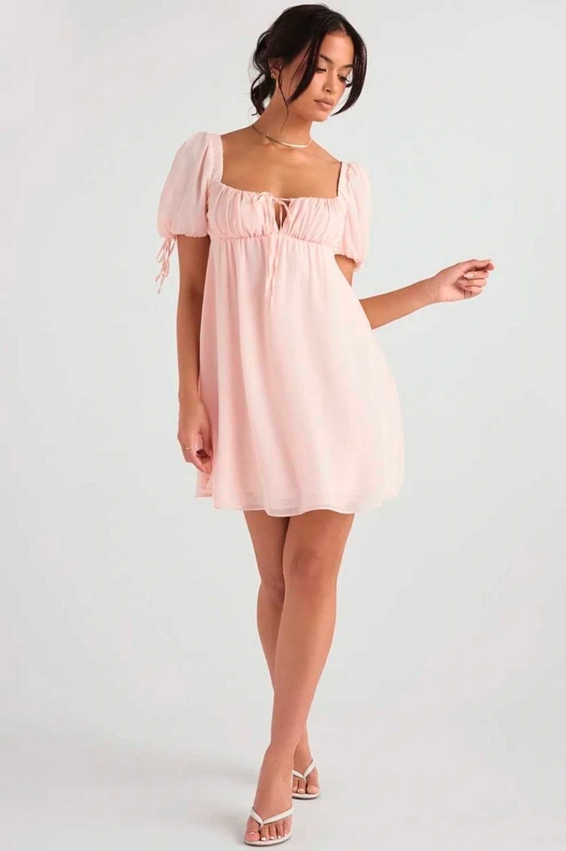 House of CB Princess Dress in Blush Large NEW WITH TAGS