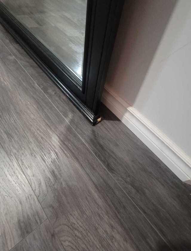 Black wooden mirror - photo 2