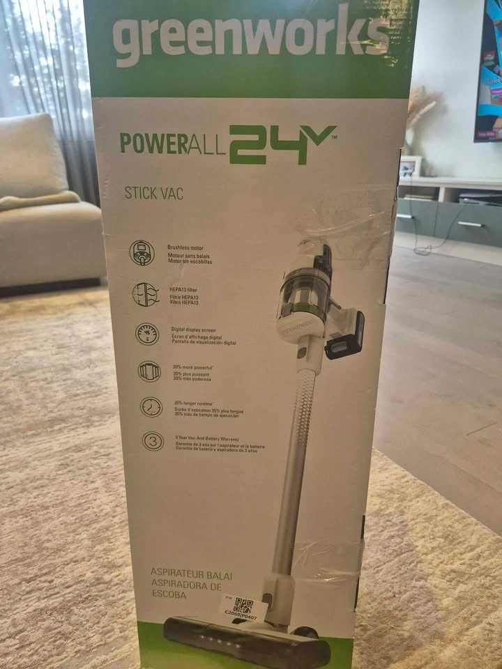Greenworks 24V Stick Vacuum (NEW in Box) - photo 2