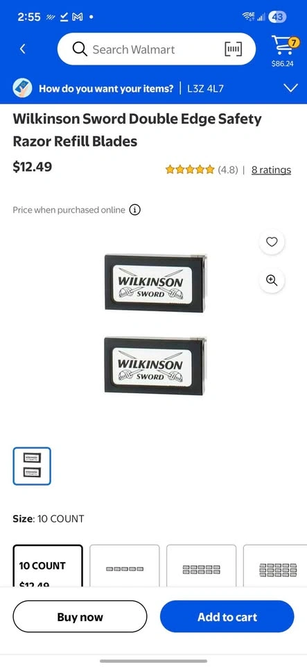 Wilkinson Sword Classic Razor Blades - 20 Packs (100 Blades) - photo 2