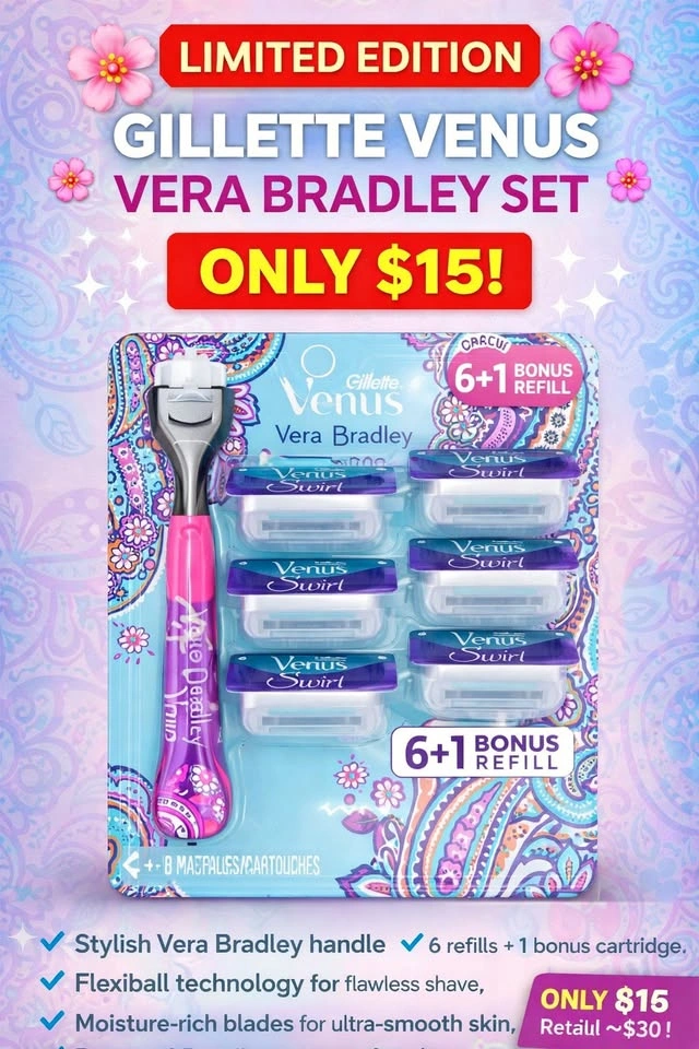 Gillette Venus Vera Bradley Set