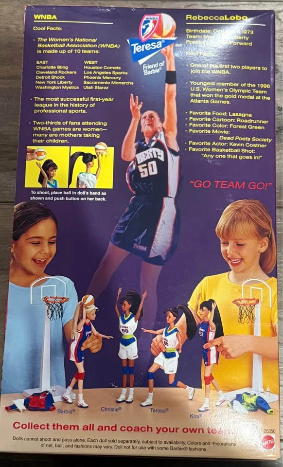 Vintage 1998 Barbie WNBA Basketball Teresa Doll - photo 2