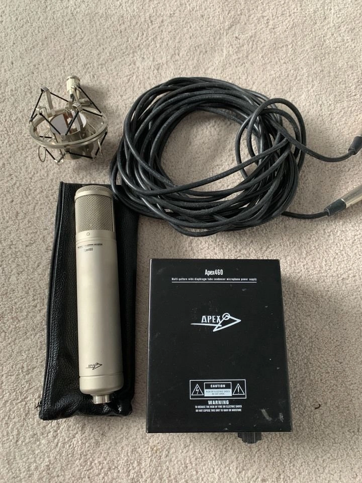 APEX 460 Condenser Mic and Power Supply