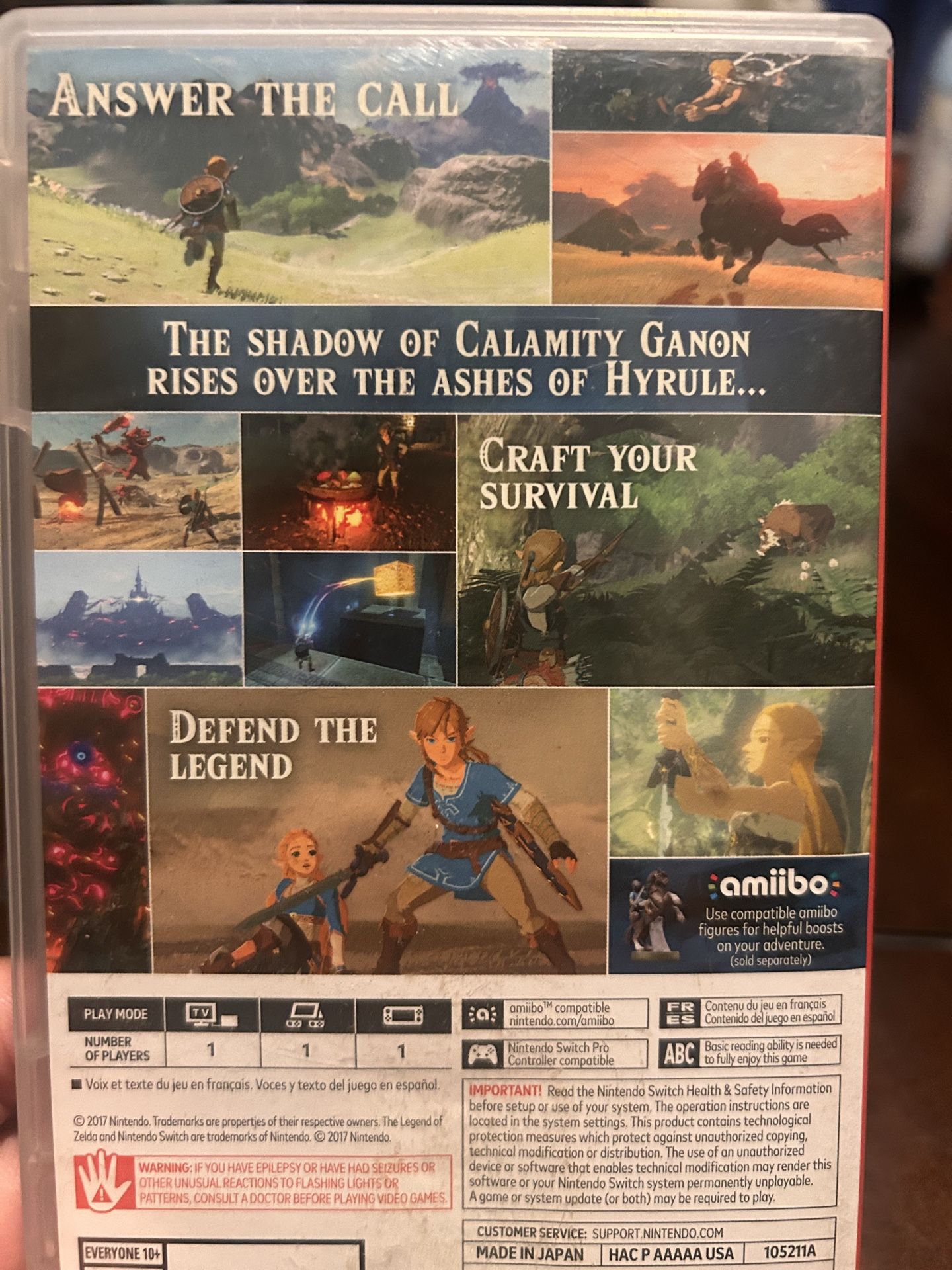 The Legend of Zelda: Breath of the Wild Nintendo Switch - photo 3