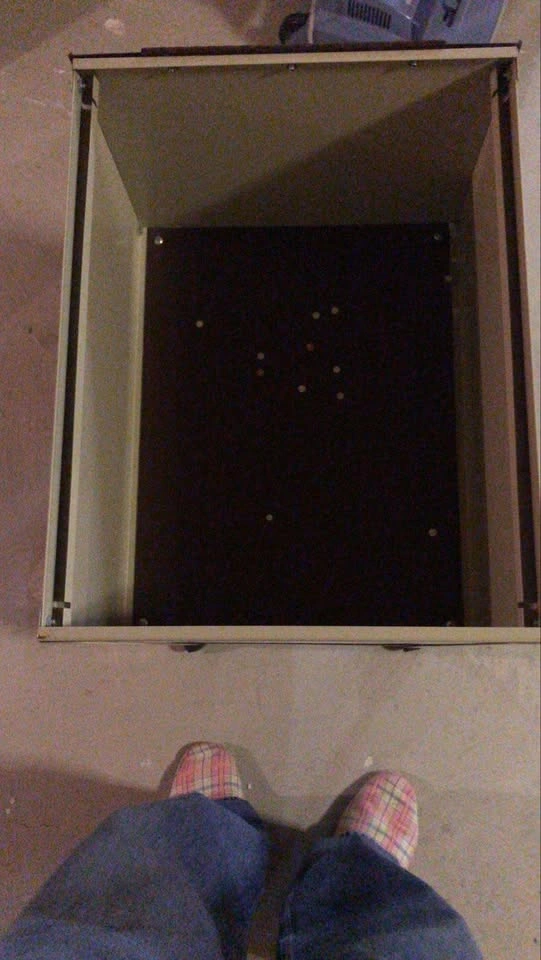 Ergo Vintage Metal Rolling File Cart - photo 2