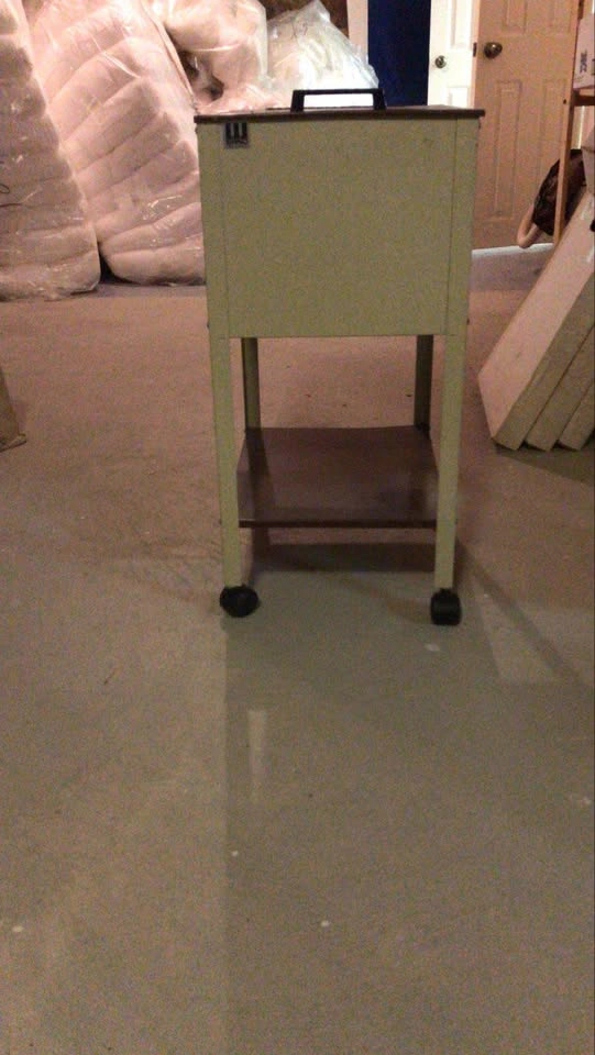 Ergo Vintage Metal Rolling File Cart - photo 4