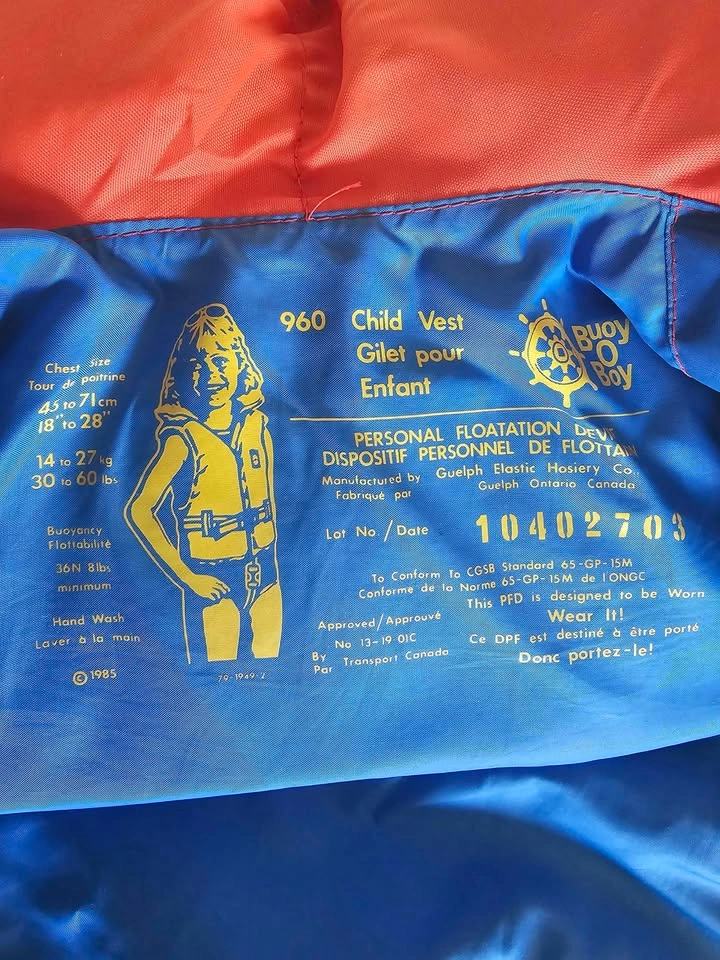 Child Life Vest - life jacket 30-60 lbs - photo 2