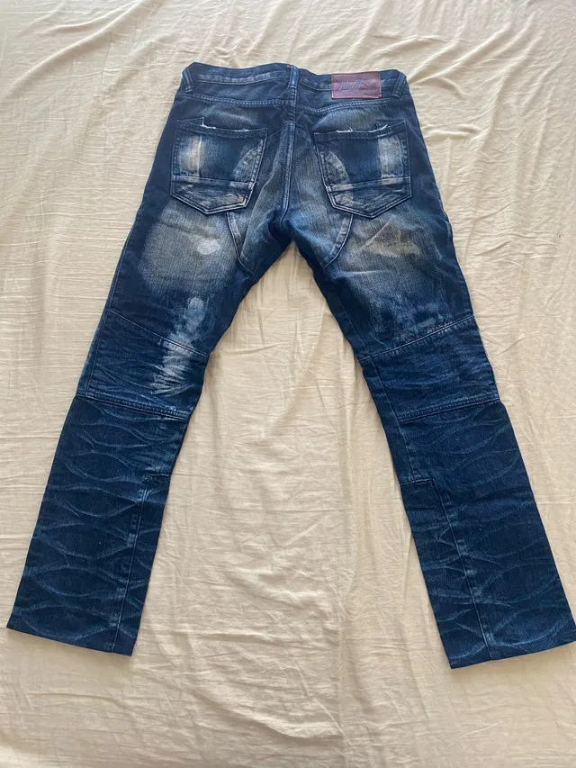 PRPS Biker Denim Jeans – Distressed Washes - Sz 33 - photo 2