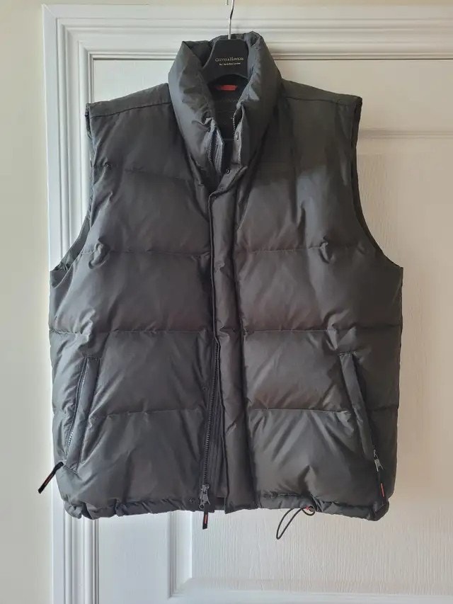 Banana Republic Down Vest - Green (Size Large)