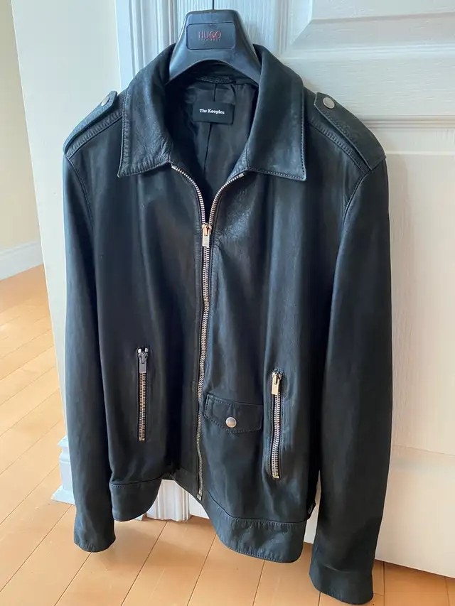 The Kooples Leather Jacket (Fits: Medium) - NEW