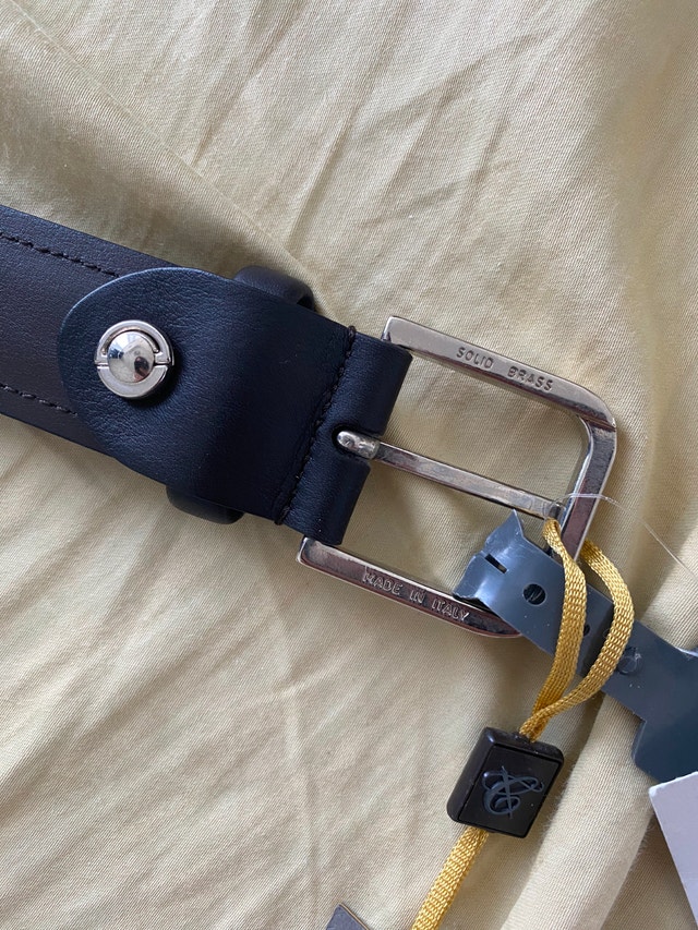 BRAND NEW Authentic Canali Leather Belt - Made in Italy (85cm) - photo 2