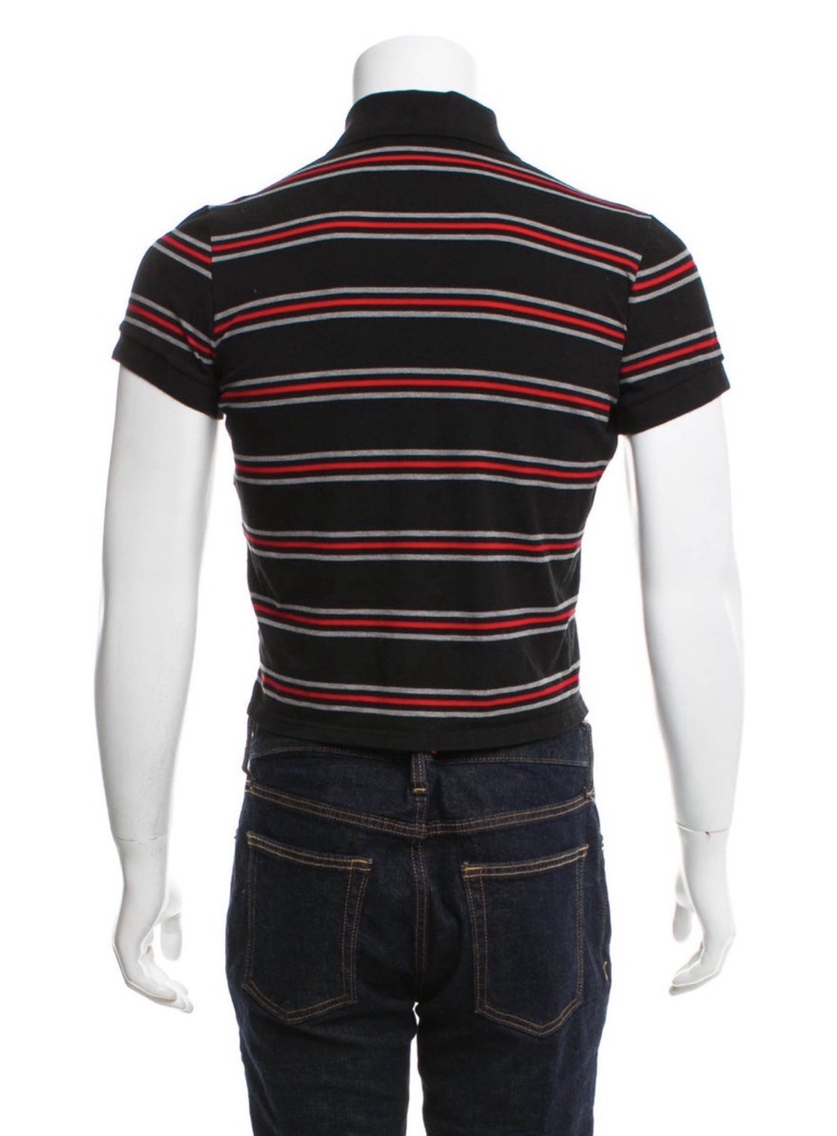 Balenciaga 2017 Cropped Curved Polo - photo 3