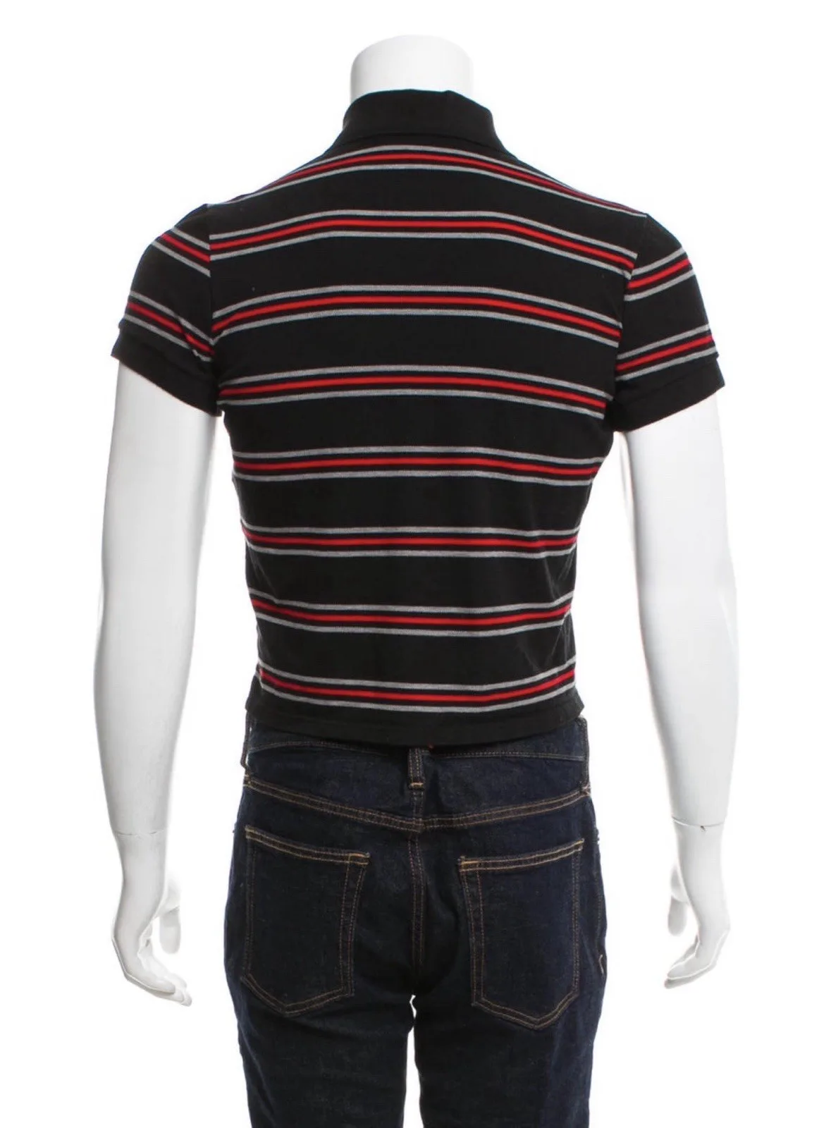 Balenciaga 2017 Cropped Curved Polo - photo 3