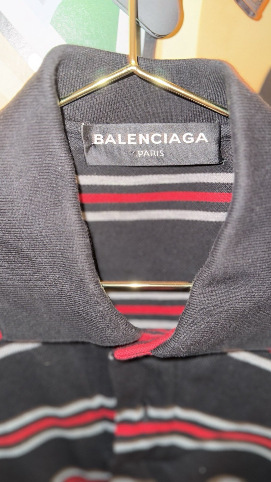 Balenciaga 2017 Cropped Curved Polo - photo 4