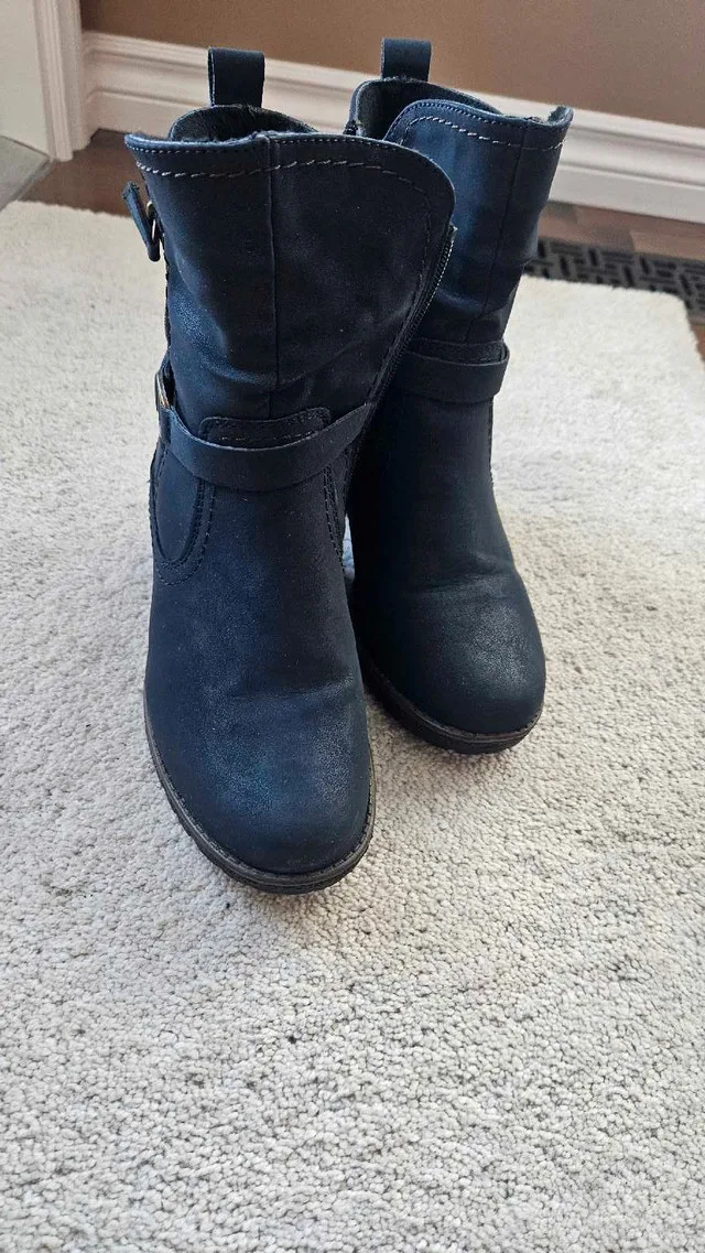 Blue Ankle Boots - 6.5 image indicator(7)