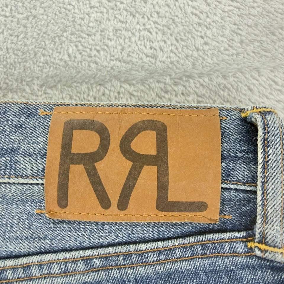 RRL Men's Slim Narrow Blue Jeans - Size 30x30 - photo 4