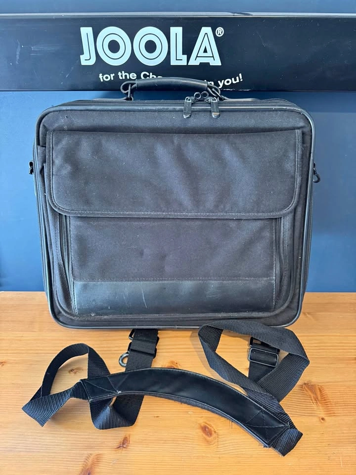 Men's Black Work Bag / Laptop Briefcase