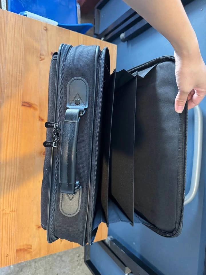 Men's Black Work Bag / Laptop Briefcase - photo 3